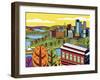 Pittsburgh Incline Autumn Pop-Ron Magnes-Framed Giclee Print