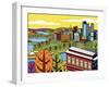 Pittsburgh Incline Autumn Pop-Ron Magnes-Framed Giclee Print