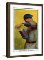 Pittsburgh, PA, Pittsburgh Pirates, Ed Abbaticchio, Baseball Card-Lantern Press-Framed Art Print