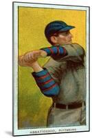 Pittsburgh, PA, Pittsburgh Pirates, Ed Abbaticchio, Baseball Card-Lantern Press-Mounted Art Print