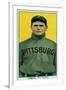 Pittsburgh, PA, Pittsburgh Pirates, George Gibson, Baseball Card-Lantern Press-Framed Art Print