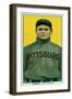 Pittsburgh, PA, Pittsburgh Pirates, George Gibson, Baseball Card-Lantern Press-Framed Art Print