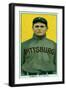 Pittsburgh, PA, Pittsburgh Pirates, George Gibson, Baseball Card-Lantern Press-Framed Art Print