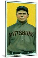 Pittsburgh, PA, Pittsburgh Pirates, George Gibson, Baseball Card-Lantern Press-Mounted Art Print