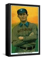 Pittsburgh, PA, Pittsburgh Pirates, Howie Camnitz, Baseball Card-Lantern Press-Framed Stretched Canvas