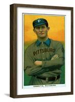 Pittsburgh, PA, Pittsburgh Pirates, Howie Camnitz, Baseball Card-Lantern Press-Framed Art Print