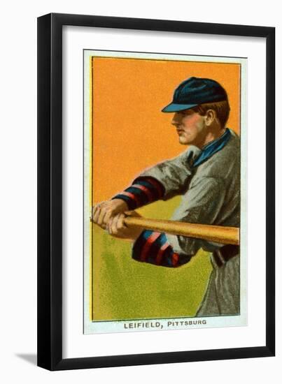 Pittsburgh, PA, Pittsburgh Pirates, Lefty Leifield, Baseball Card-Lantern Press-Framed Art Print