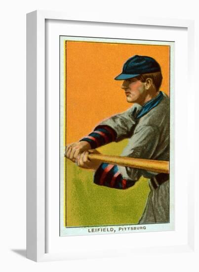 Pittsburgh, PA, Pittsburgh Pirates, Lefty Leifield, Baseball Card-Lantern Press-Framed Art Print