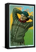 Pittsburgh, PA, Pittsburgh Pirates, Lefty Leifield, Baseball Card-Lantern Press-Framed Stretched Canvas