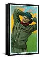 Pittsburgh, PA, Pittsburgh Pirates, Lefty Leifield, Baseball Card-Lantern Press-Framed Stretched Canvas