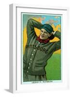 Pittsburgh, PA, Pittsburgh Pirates, Lefty Leifield, Baseball Card-Lantern Press-Framed Art Print