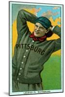 Pittsburgh, PA, Pittsburgh Pirates, Lefty Leifield, Baseball Card-Lantern Press-Mounted Art Print