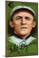 Pittsburgh, PA, Pittsburgh Pirates, Robert Byrne, Baseball Card-Lantern Press-Mounted Art Print