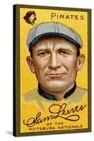 Pittsburgh, PA, Pittsburgh Pirates, Sam Leever, Baseball Card-Lantern Press-Stretched Canvas