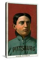 Pittsburgh, PA, Pittsburgh Pirates, Vic Willis, Baseball Card-Lantern Press-Stretched Canvas