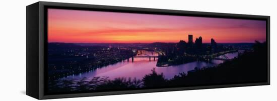 Pittsburgh, PA-null-Framed Stretched Canvas
