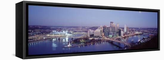 Pittsburgh, PA-null-Framed Stretched Canvas