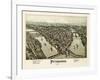 Pittsburgh Pennsylvania 1902-Vintage Lavoie-Framed Giclee Print