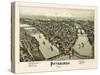Pittsburgh Pennsylvania 1902-Vintage Lavoie-Stretched Canvas