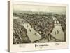 Pittsburgh Pennsylvania 1902-Vintage Lavoie-Stretched Canvas