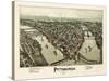 Pittsburgh Pennsylvania 1902-Vintage Lavoie-Stretched Canvas