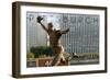 Pittsburgh, Pennsylvania - Bill Mazeroski Statue-Lantern Press-Framed Art Print