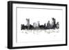 Pittsburgh Pennsylvania BW 1-Marlene Watson-Framed Giclee Print