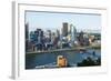 Pittsburgh, Pennsylvania, Downtown City and Rivers at Golden Triangle-Bill Bachmann-Framed Photographic Print