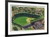 Pittsburgh, Pennsylvania - Forbes Field, Schenley Park View-Lantern Press-Framed Premium Giclee Print