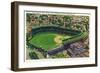 Pittsburgh, Pennsylvania - Forbes Field, Schenley Park View-Lantern Press-Framed Art Print