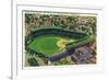 Pittsburgh, Pennsylvania - Forbes Field, Schenley Park View-Lantern Press-Framed Art Print