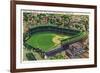 Pittsburgh, Pennsylvania - Forbes Field, Schenley Park View-Lantern Press-Framed Art Print