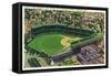 Pittsburgh, Pennsylvania - Forbes Field, Schenley Park View-Lantern Press-Framed Stretched Canvas