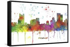 Pittsburgh Pennsylvania MCLR-Marlene Watson-Framed Stretched Canvas