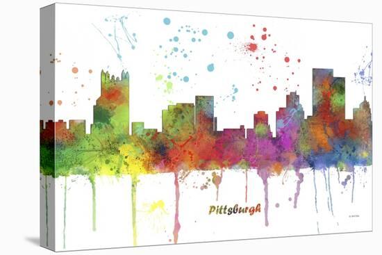 Pittsburgh Pennsylvania MCLR-Marlene Watson-Stretched Canvas