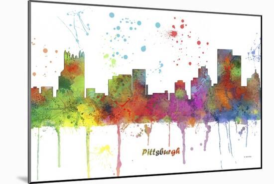 Pittsburgh Pennsylvania MCLR-Marlene Watson-Mounted Giclee Print