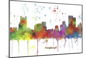 Pittsburgh Pennsylvania MCLR-Marlene Watson-Mounted Giclee Print