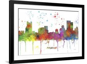 Pittsburgh Pennsylvania MCLR-Marlene Watson-Framed Giclee Print