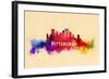 Pittsburgh, Pennsylvania - Skyline Abstract-Lantern Press-Framed Art Print