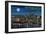 Pittsburgh, Pennsylvania - Skyline at Night-Lantern Press-Framed Art Print