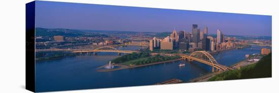 Pittsburgh,Pennsylvania Skyline-null-Stretched Canvas