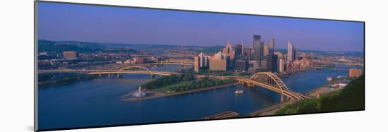 Pittsburgh,Pennsylvania Skyline-null-Mounted Photographic Print