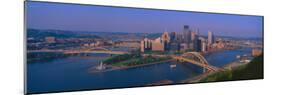 Pittsburgh,Pennsylvania Skyline-null-Mounted Photographic Print
