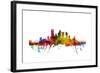 Pittsburgh Pennsylvania Skyline-Michael Tompsett-Framed Art Print