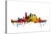 Pittsburgh Pennsylvania Skyline-Michael Tompsett-Stretched Canvas