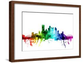 Pittsburgh Pennsylvania Skyline-Michael Tompsett-Framed Art Print