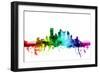 Pittsburgh Pennsylvania Skyline-Michael Tompsett-Framed Art Print