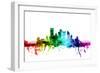 Pittsburgh Pennsylvania Skyline-Michael Tompsett-Framed Premium Giclee Print