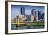 Pittsburgh, Pennsylvania, USA Daytime Downtown Scene over the Allegheny River.-SeanPavonePhoto-Framed Photographic Print