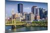 Pittsburgh, Pennsylvania, USA Daytime Downtown Scene over the Allegheny River.-SeanPavonePhoto-Mounted Photographic Print